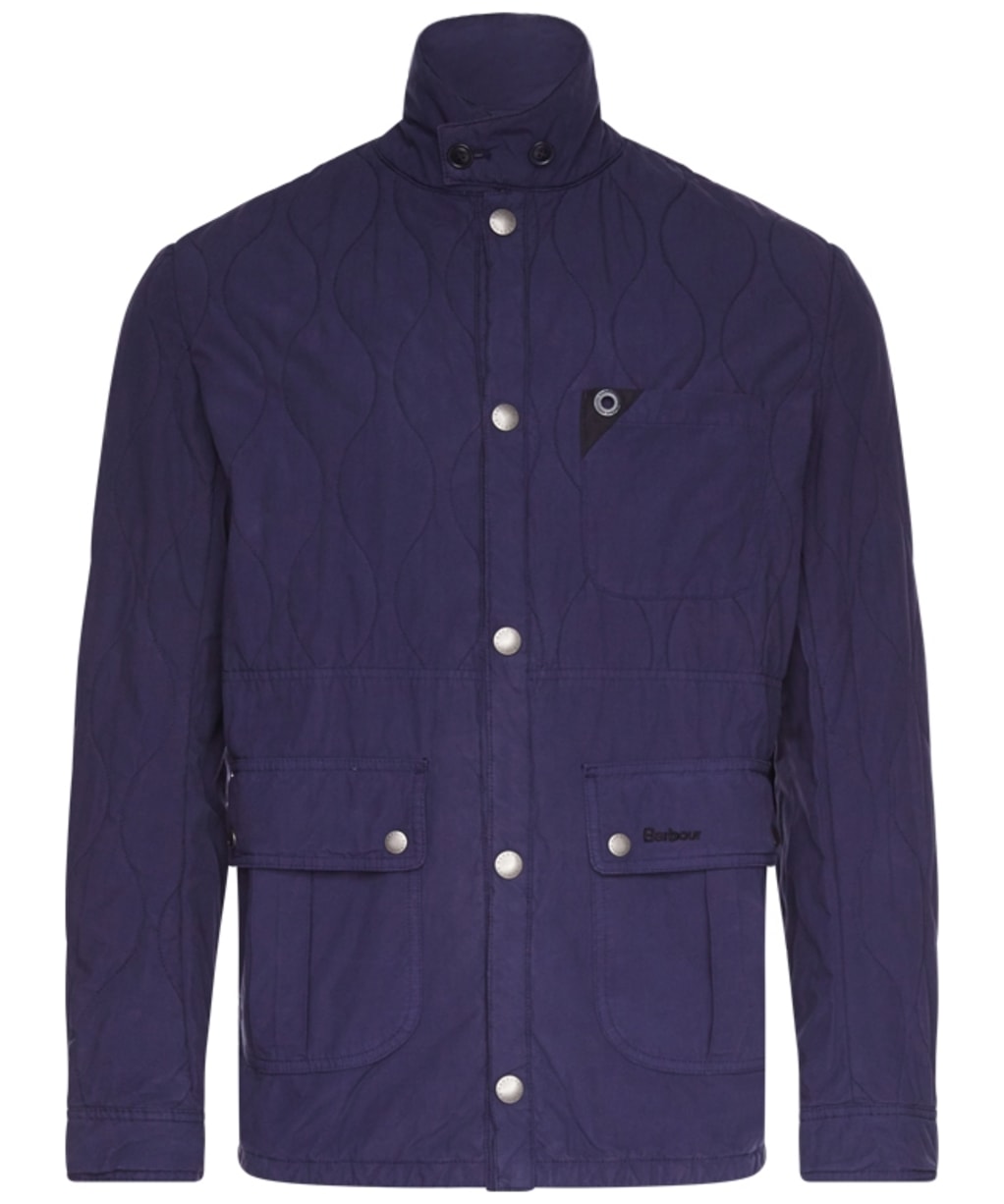 Men's Barbour Renlow Quilted Jacket- Navy