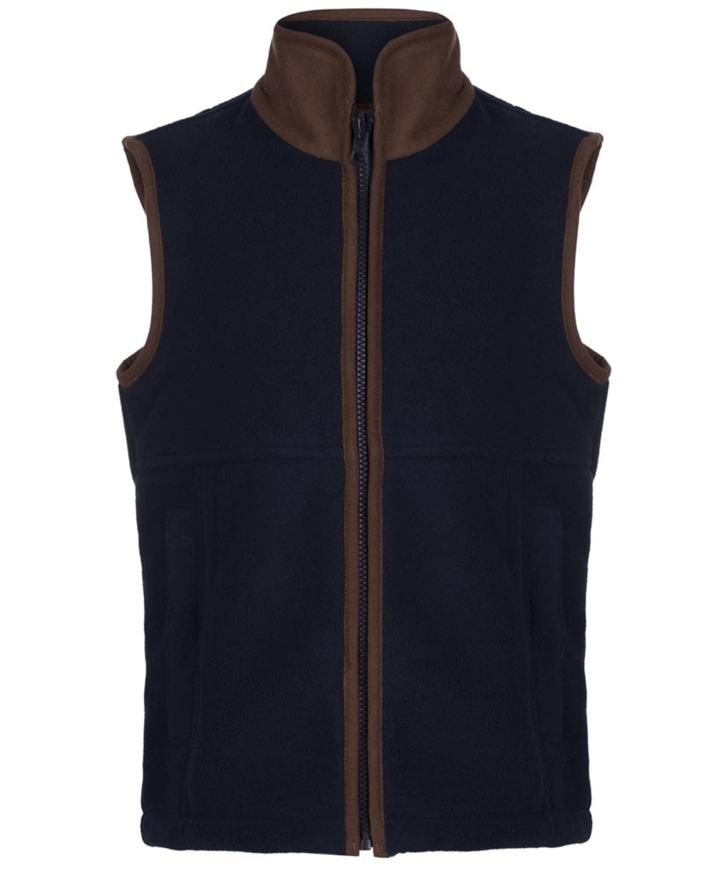 Children's Alan Paine Aylsham Fleece Waistcoat, 3-16yrs - Dark Navy