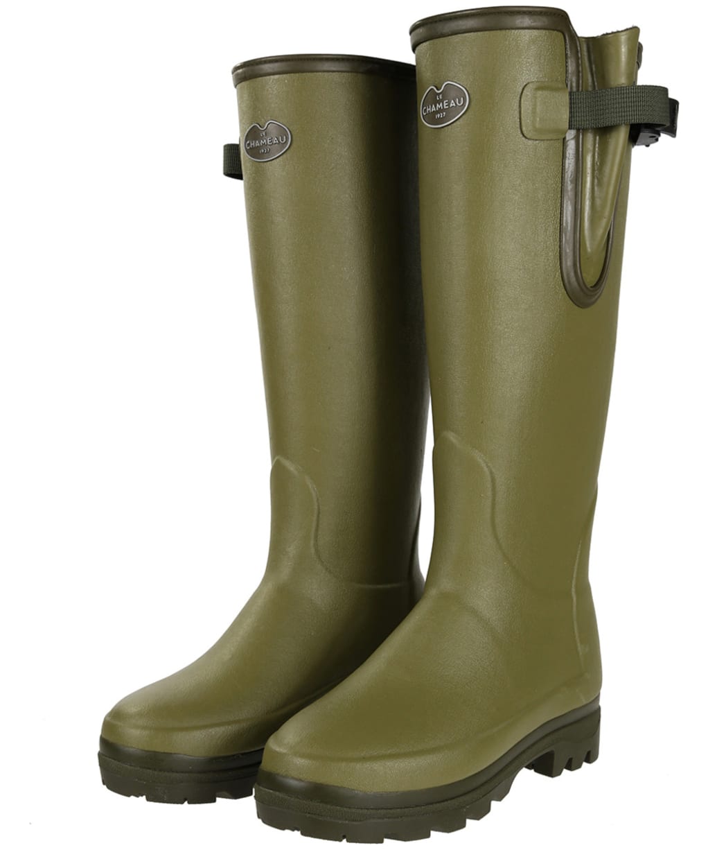 Womens Le Chameau Vierzonord Wellington Boots - Green (Vert Vierzon)