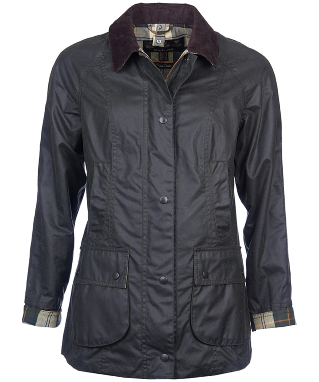Women's Barbour Beadnell Wax Jacket - Sage