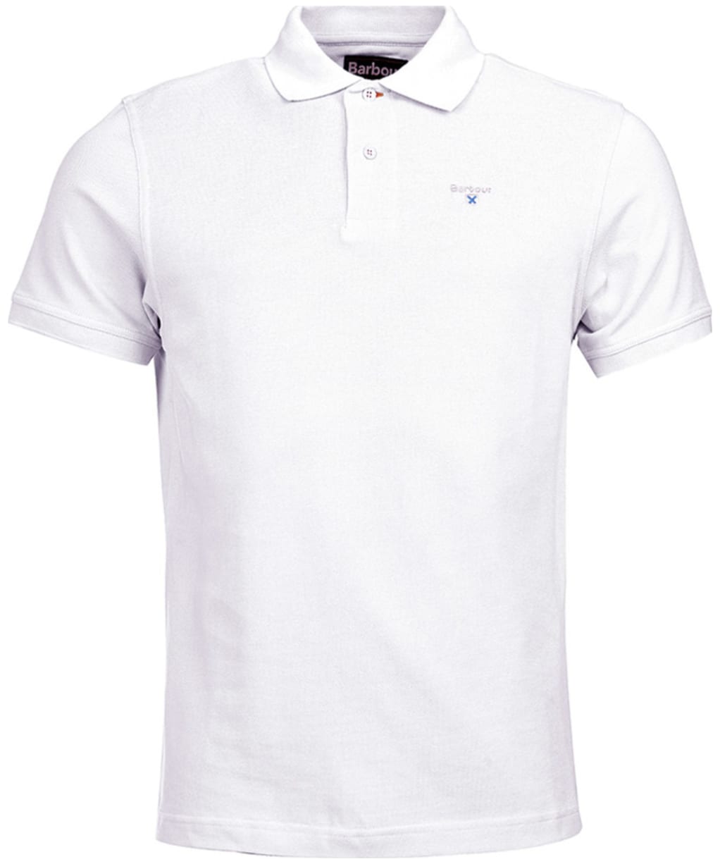 Men's Barbour Sports Polo 215G - White