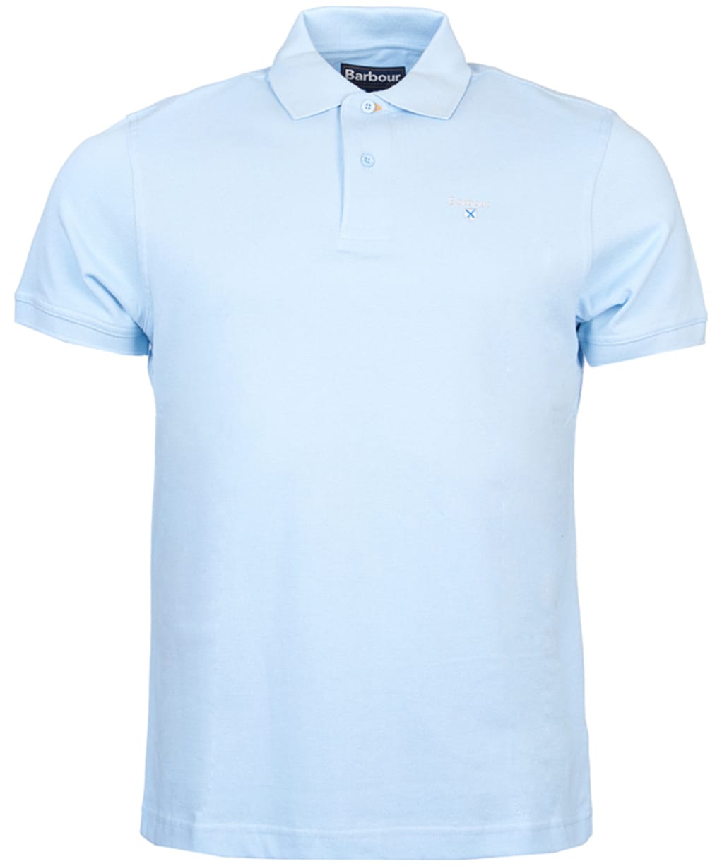 Men's Barbour Sports Polo 215G - Sky