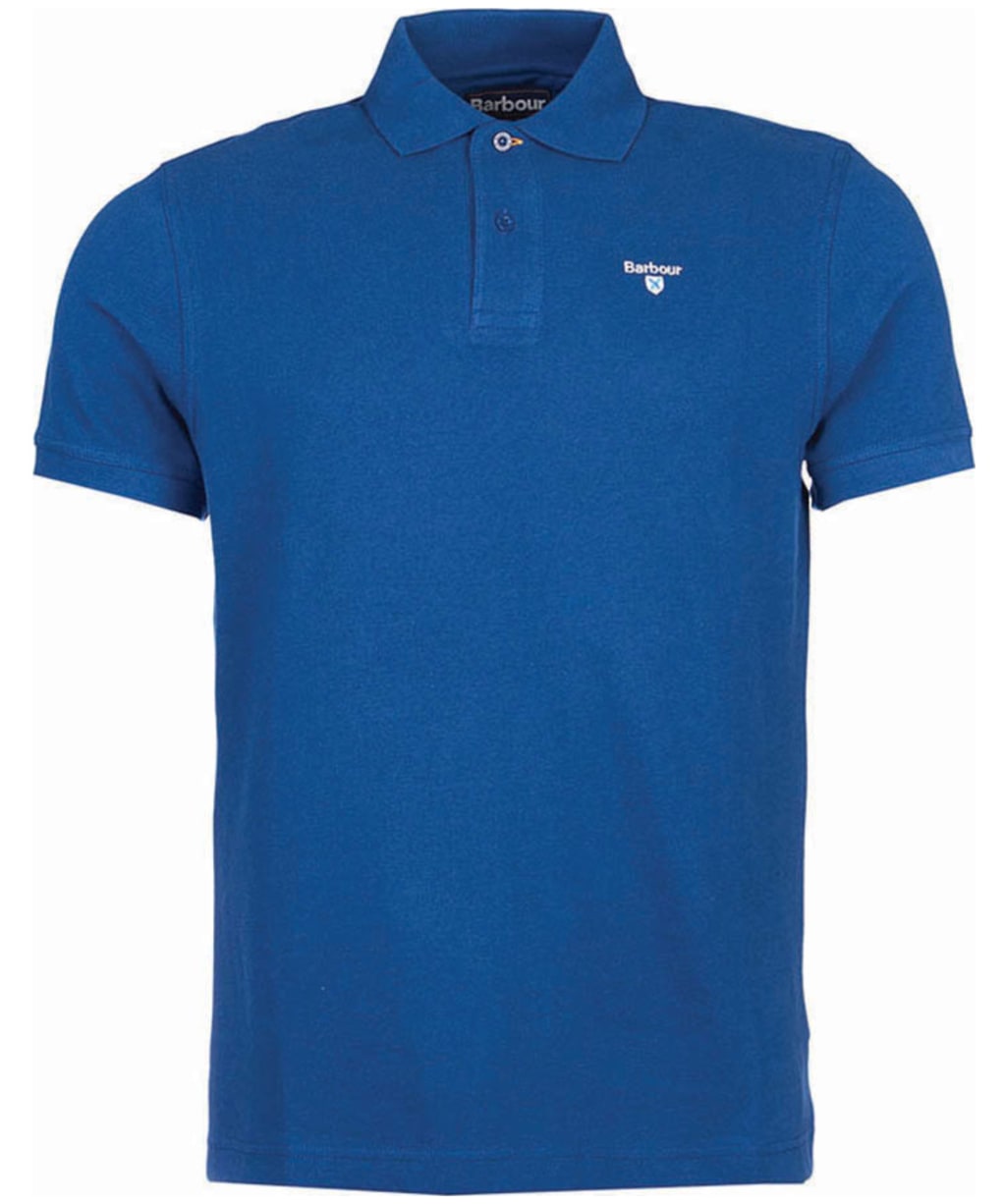 Men's Barbour Sports Polo 215G - Deep Blue