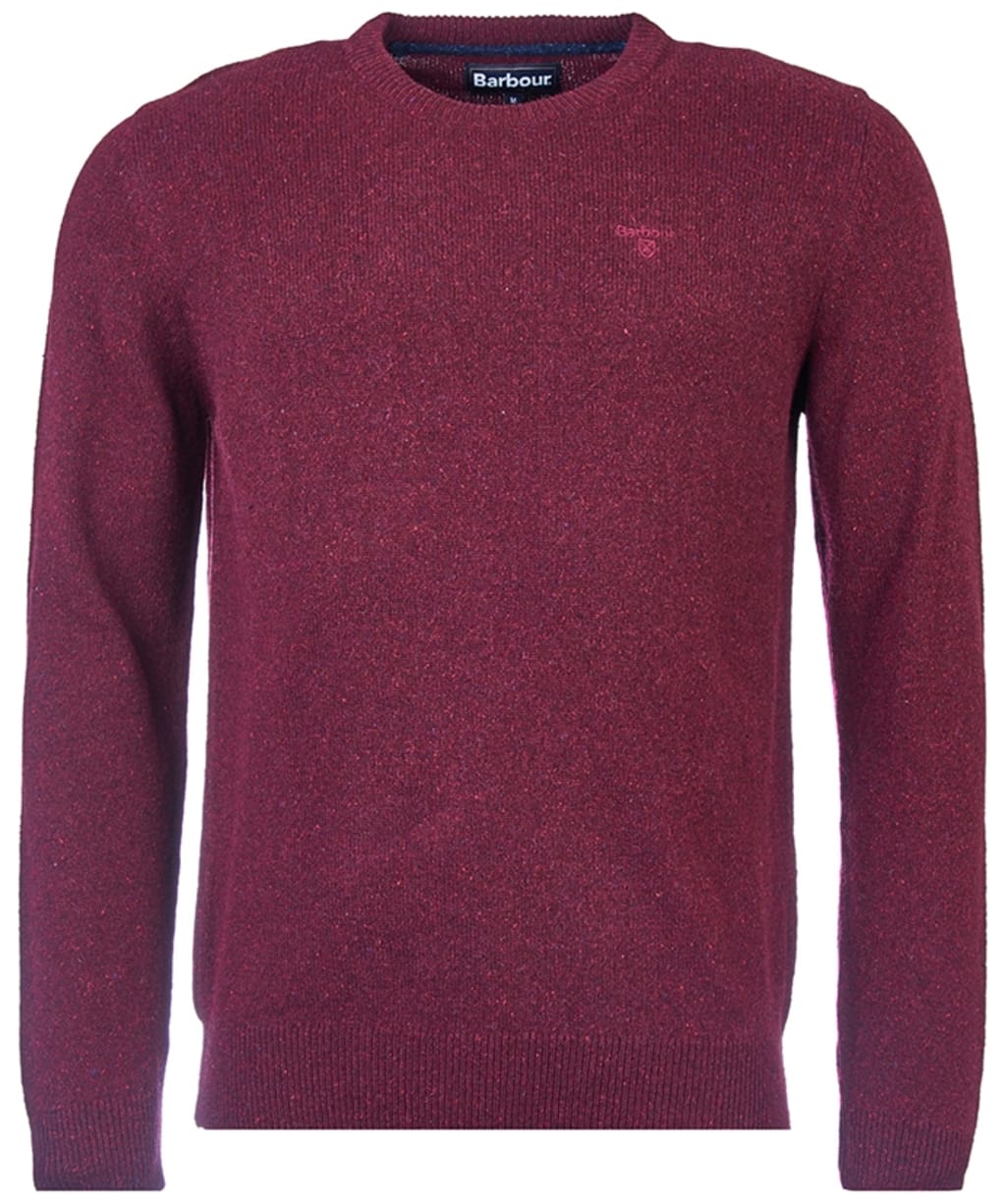 Men’s Barbour Tisbury Crew Neck Sweater - Ruby