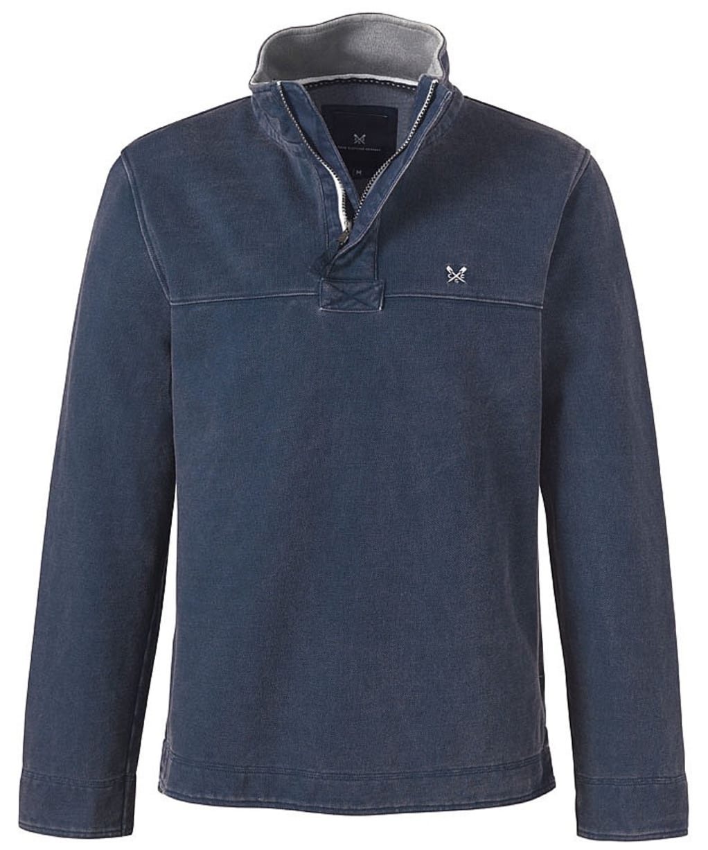 Men’s Crew Clothing Padstow Pique Sweatshirt - Navy