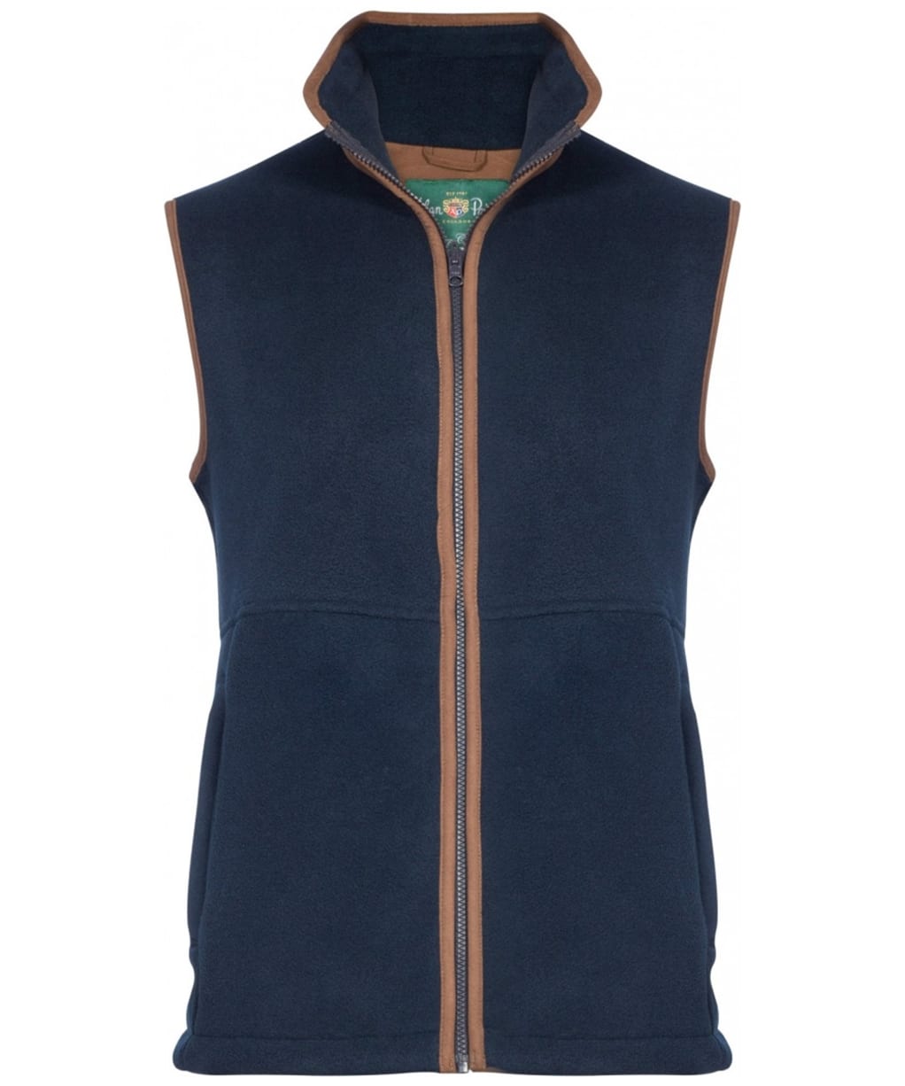 Men's Alan Paine Aylsham Fleece Waistcoat - Dark Navy