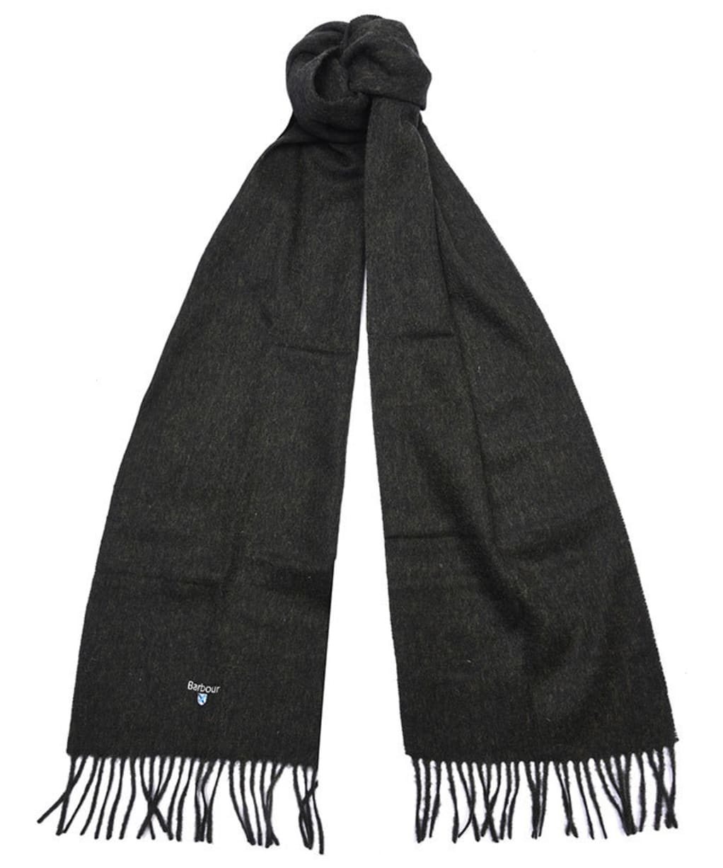 Barbour Plain Lambswool Scarf - Seaweed