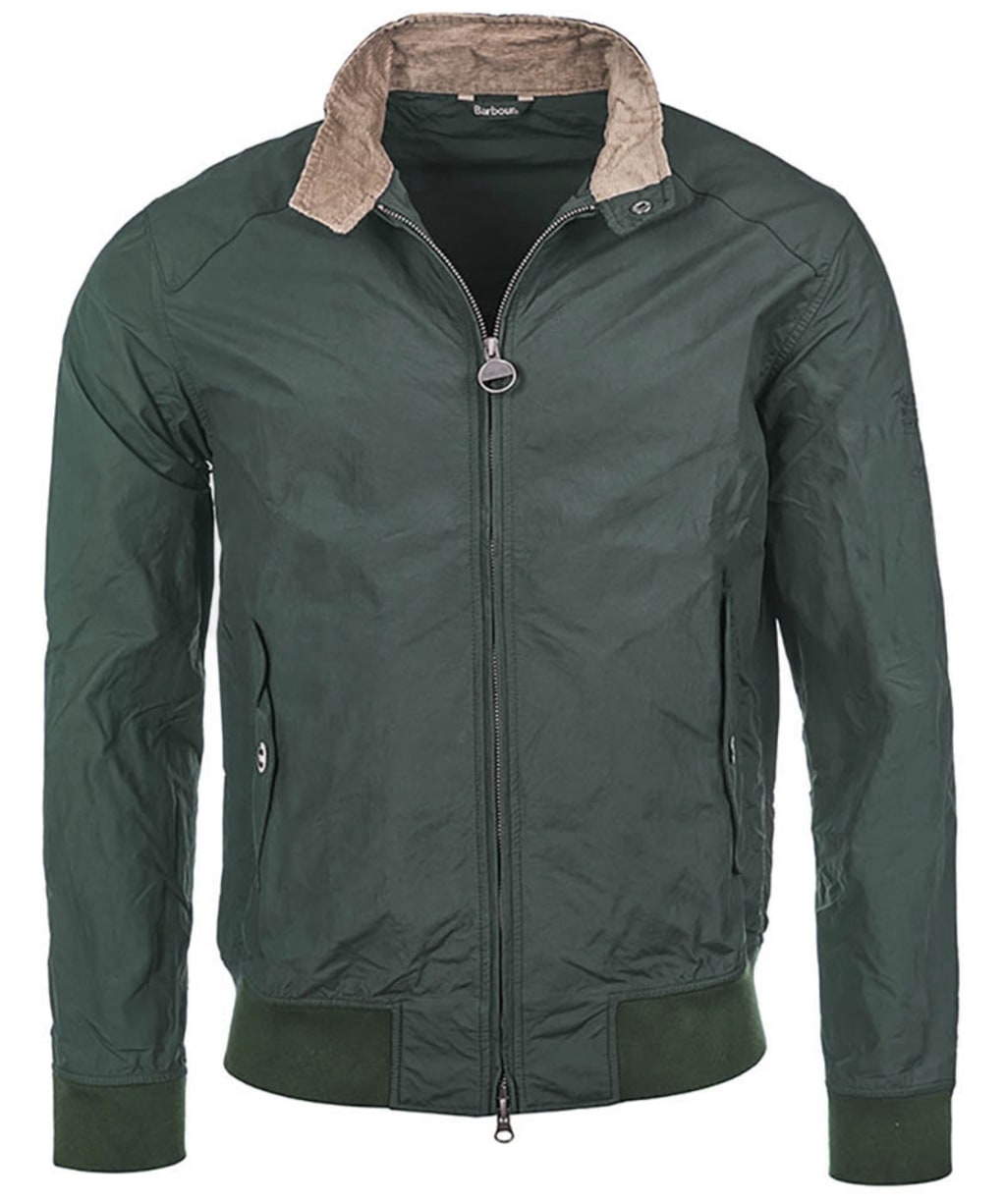 Men’s Barbour Steve McQueen Rectifier Harrington Casual Jacket - Sage