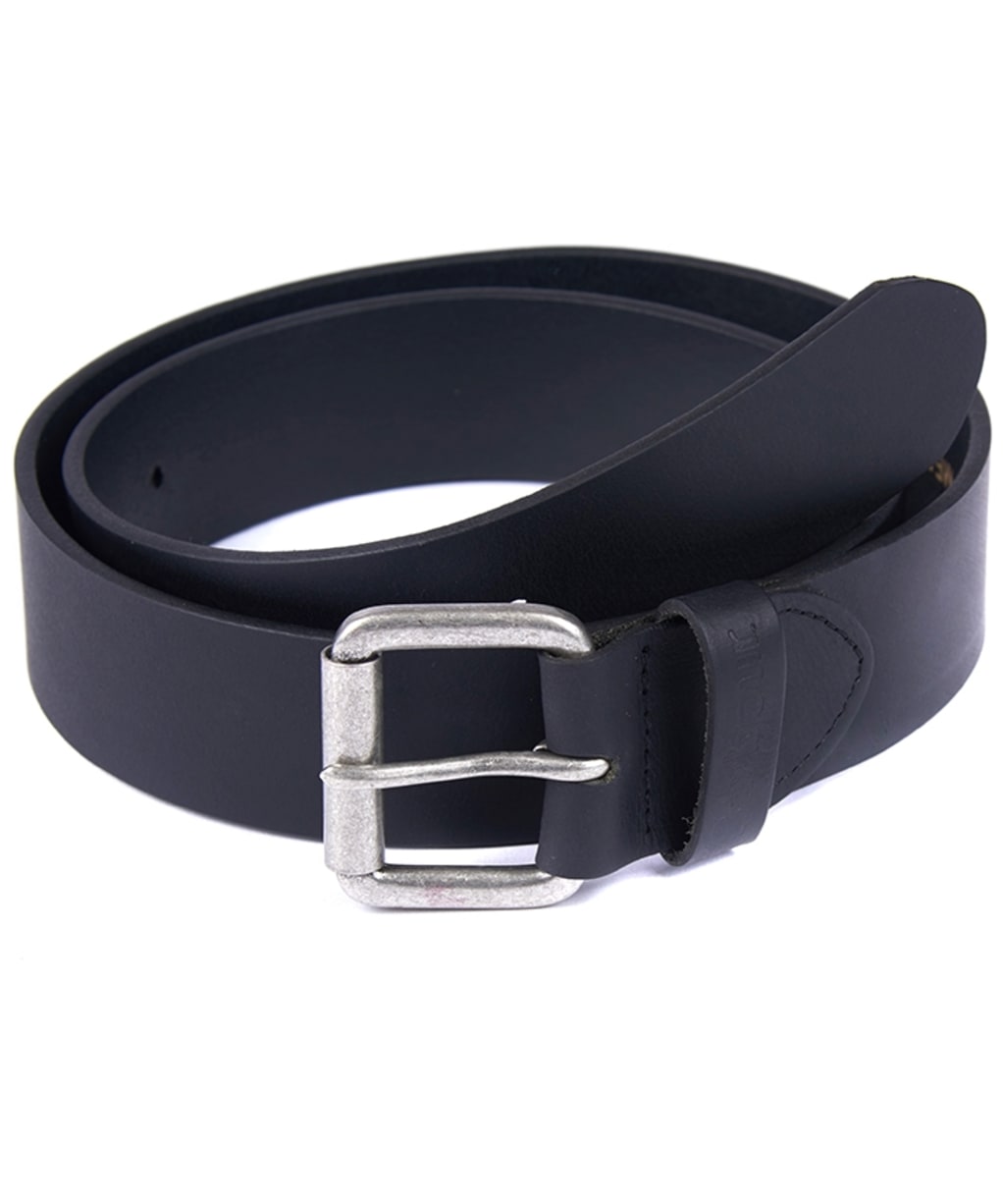 Barbour Allaton Leather Belt - Matt Black