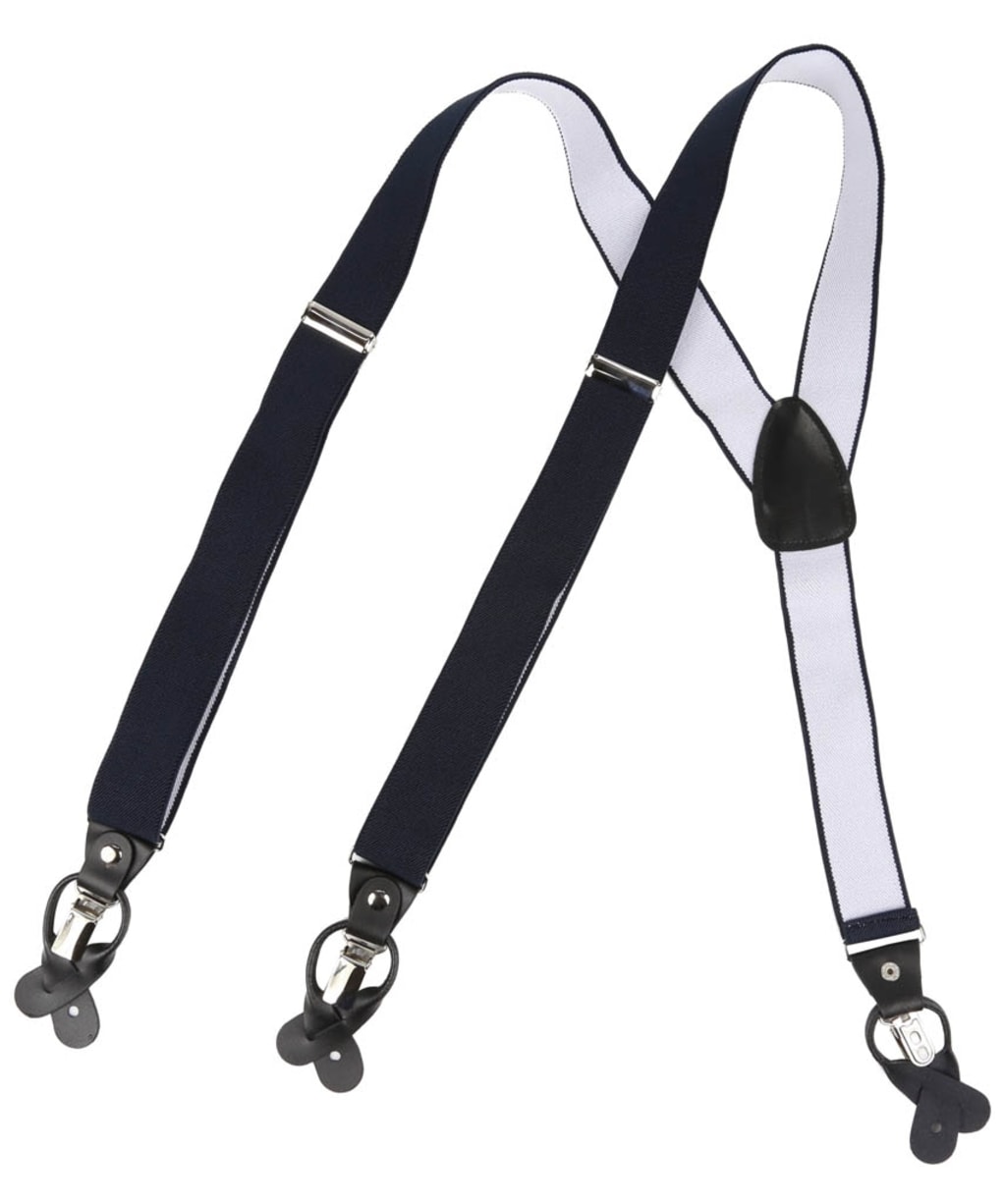 Men's Soprano Luxury Braces - Navy