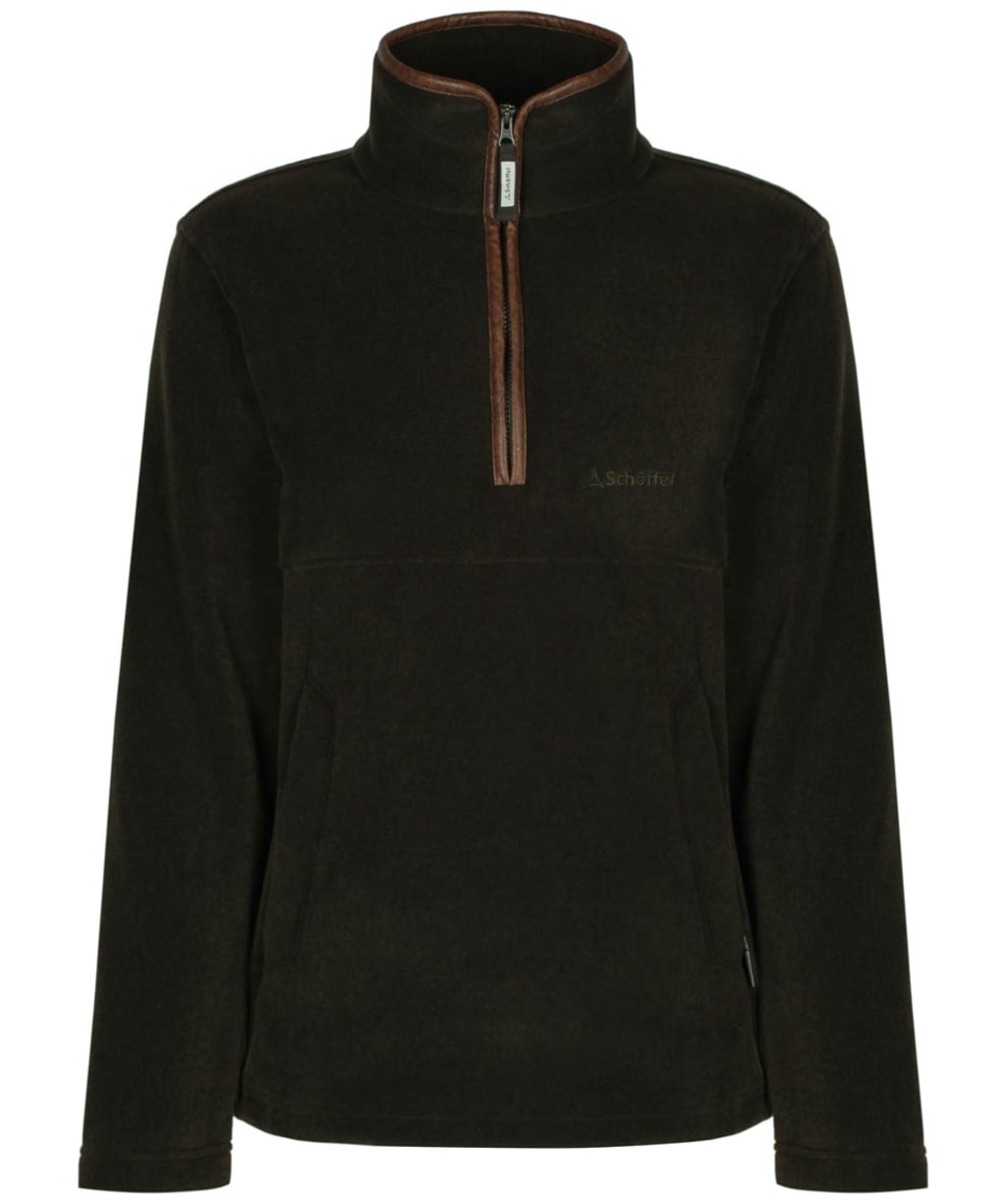 Men's Schoffel Berkeley 1/4 Zip Fleece - Dark Olive 