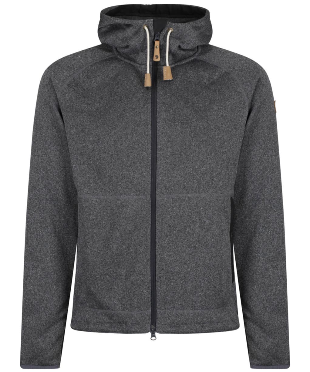 Men's Fjallraven Ovik Fleece Hoody - Dark Grey