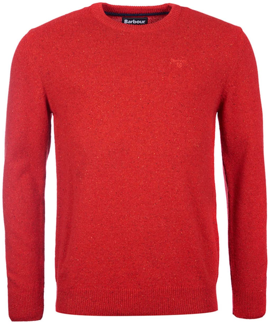 Men’s Barbour Tisbury Crew Neck Sweater - Rich Red