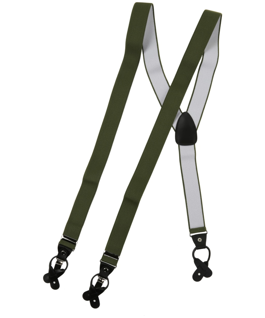 Men's Soprano Luxury Braces - Olive