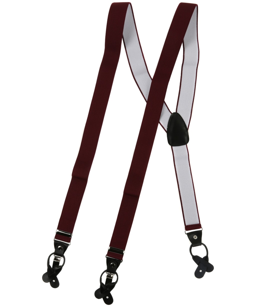 Men's Soprano Luxury Braces - Wine
