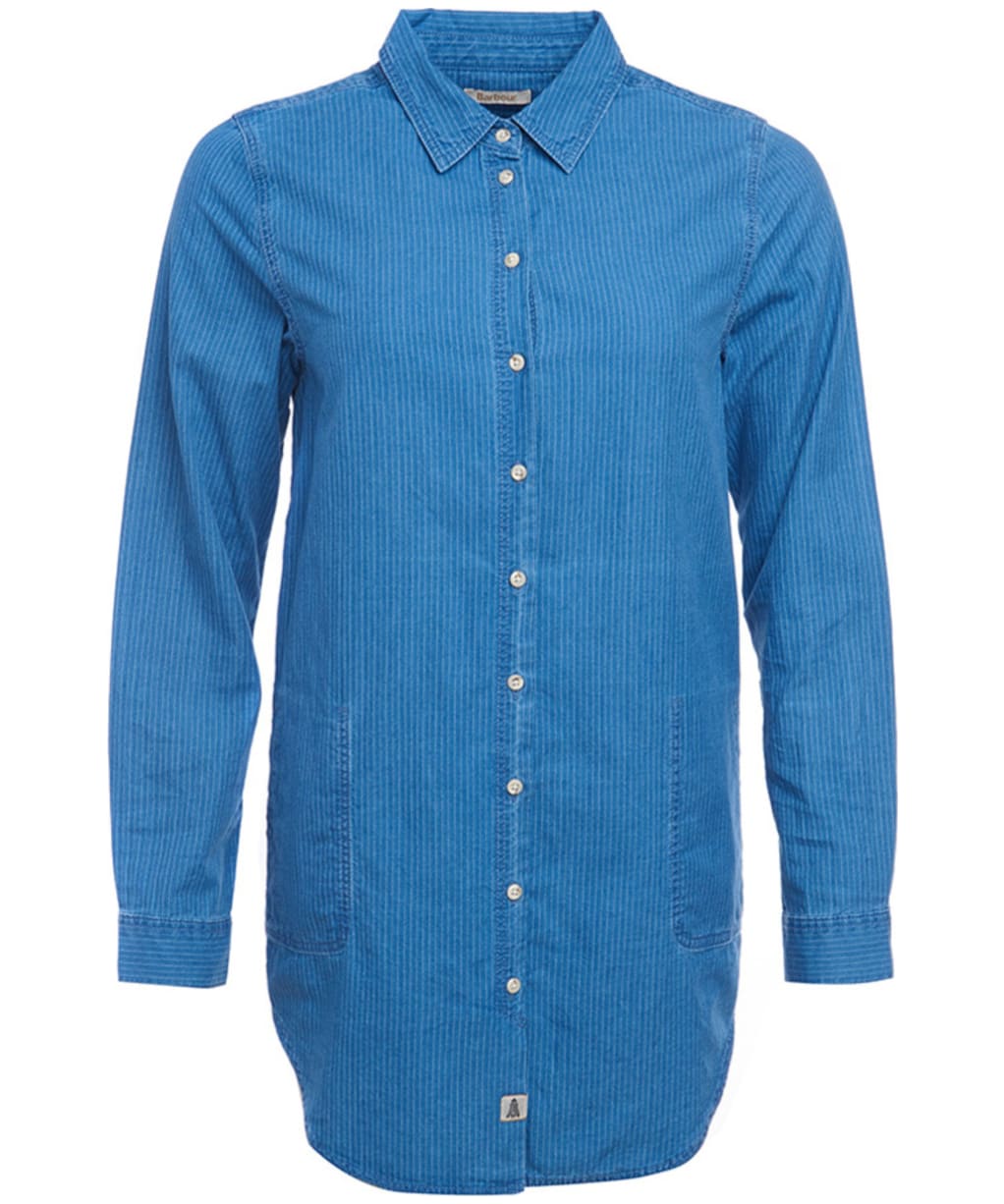 Women's Barbour Pembrey Shirt - Mid Blue