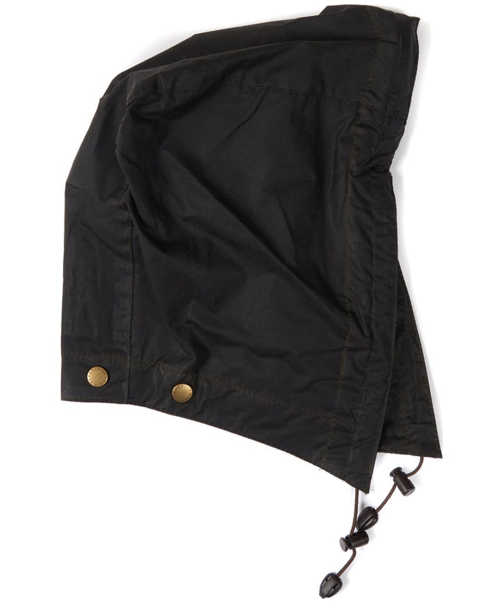 Barbour Lightweight Wax Hood - Dark Olive