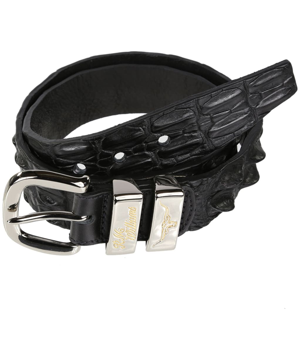 Men’s R.M. Williams Crocodile Belt - Black