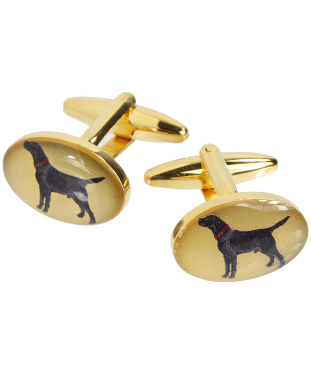 Men's Soprano Black Labrador Country Cufflinks - Black Labrador