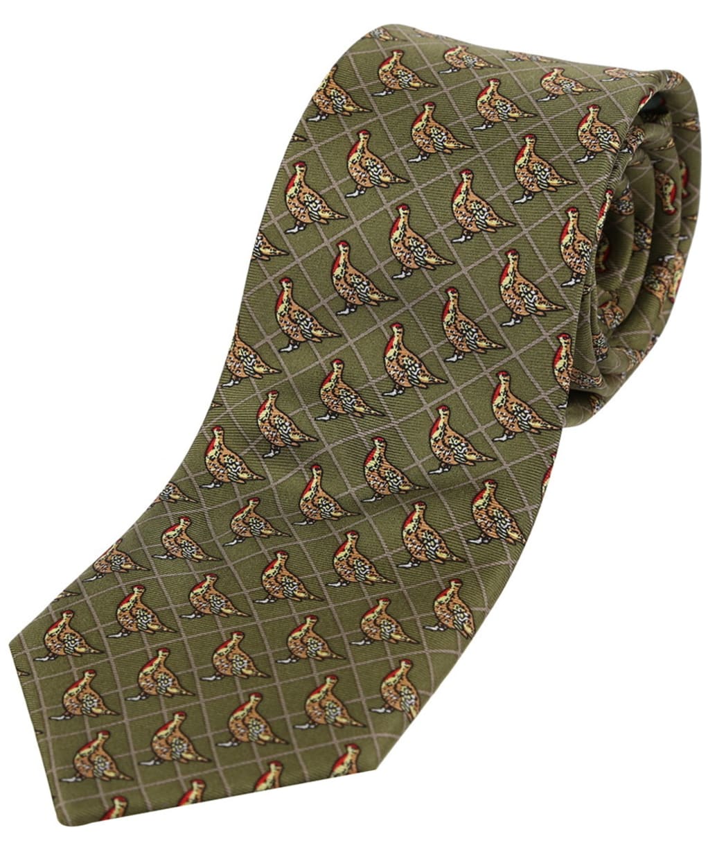 Men’s Soprano Partridge Tie - Country Green