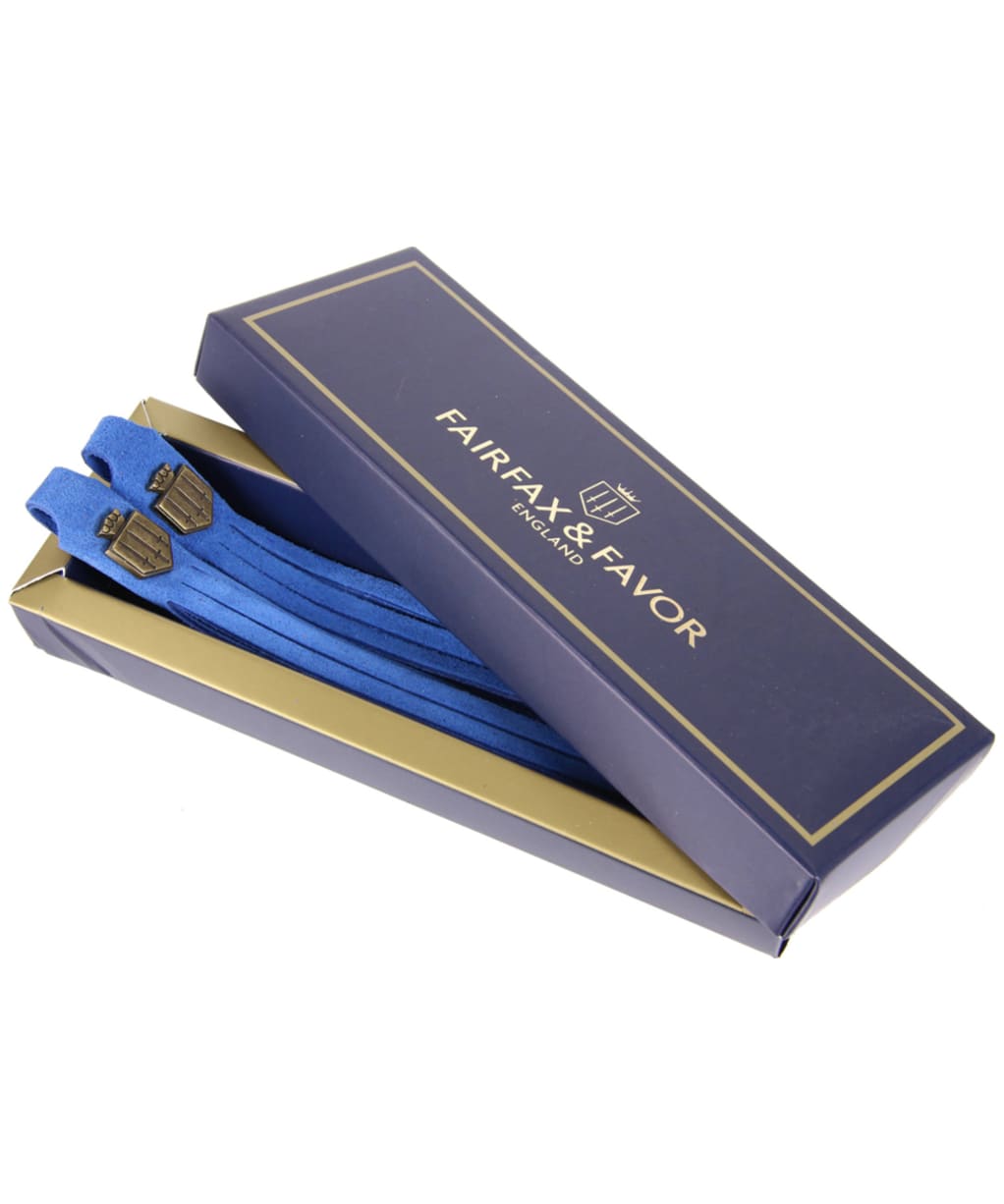 Women's Fairfax & Favor Boot Tassels - Cobalt Blue Suede