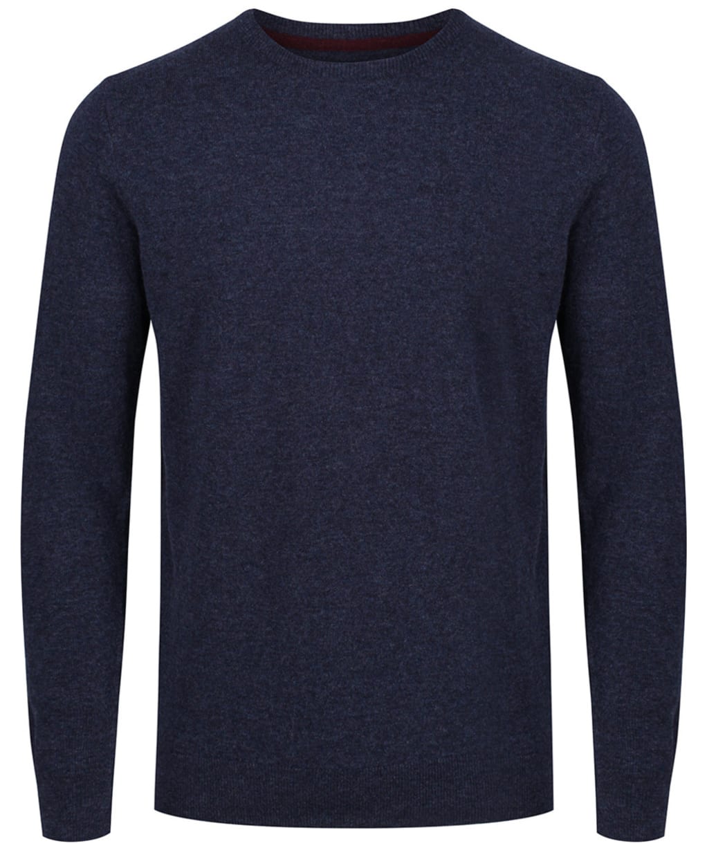 Men's Barbour Essential Lambswool Crew Neck Sweater - Indigo