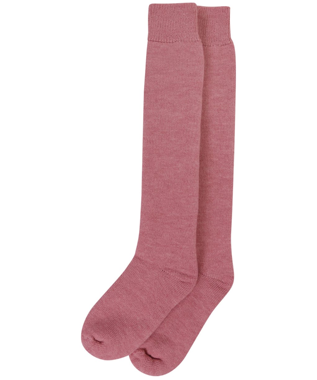 Women’s Barbour Knee Length Wellington Socks - Rose Pink