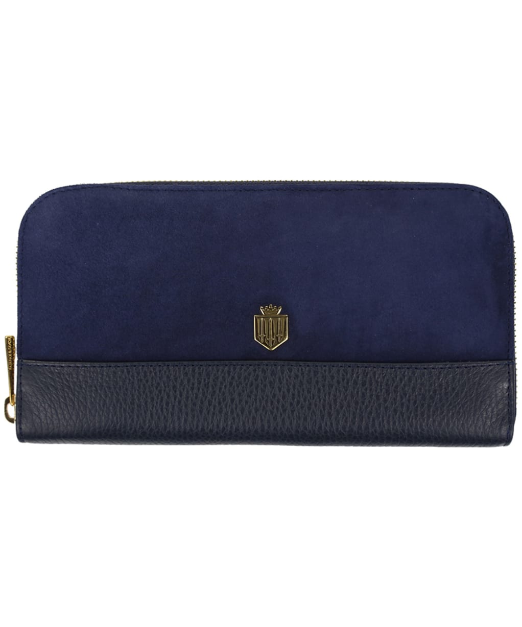 Women’s Fairfax & Favor Salisbury Leather Purse - Navy Blue