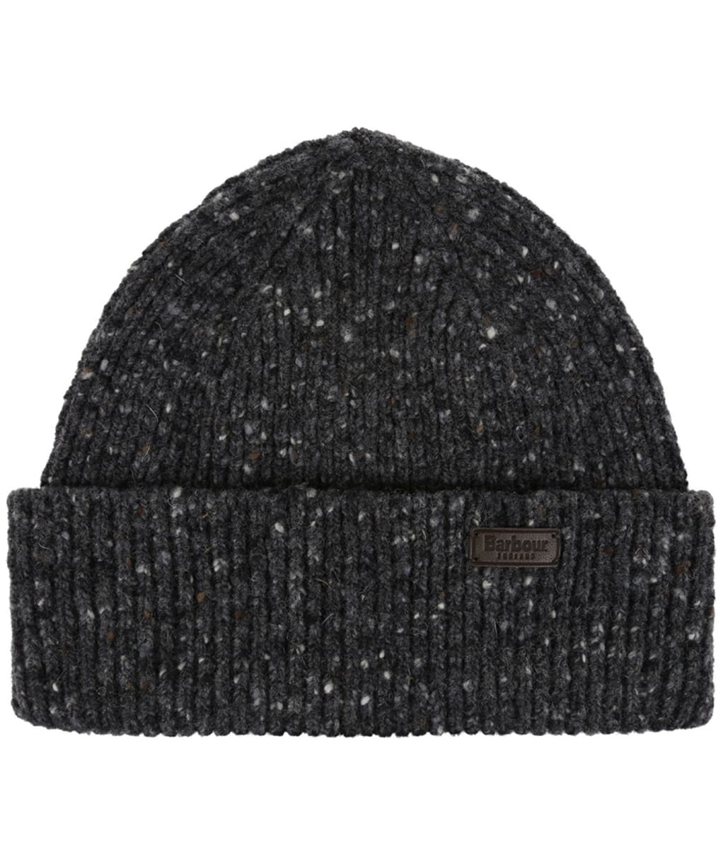 Men’s Barbour Lowerfell Donegal Beanie Hat - Charcoal