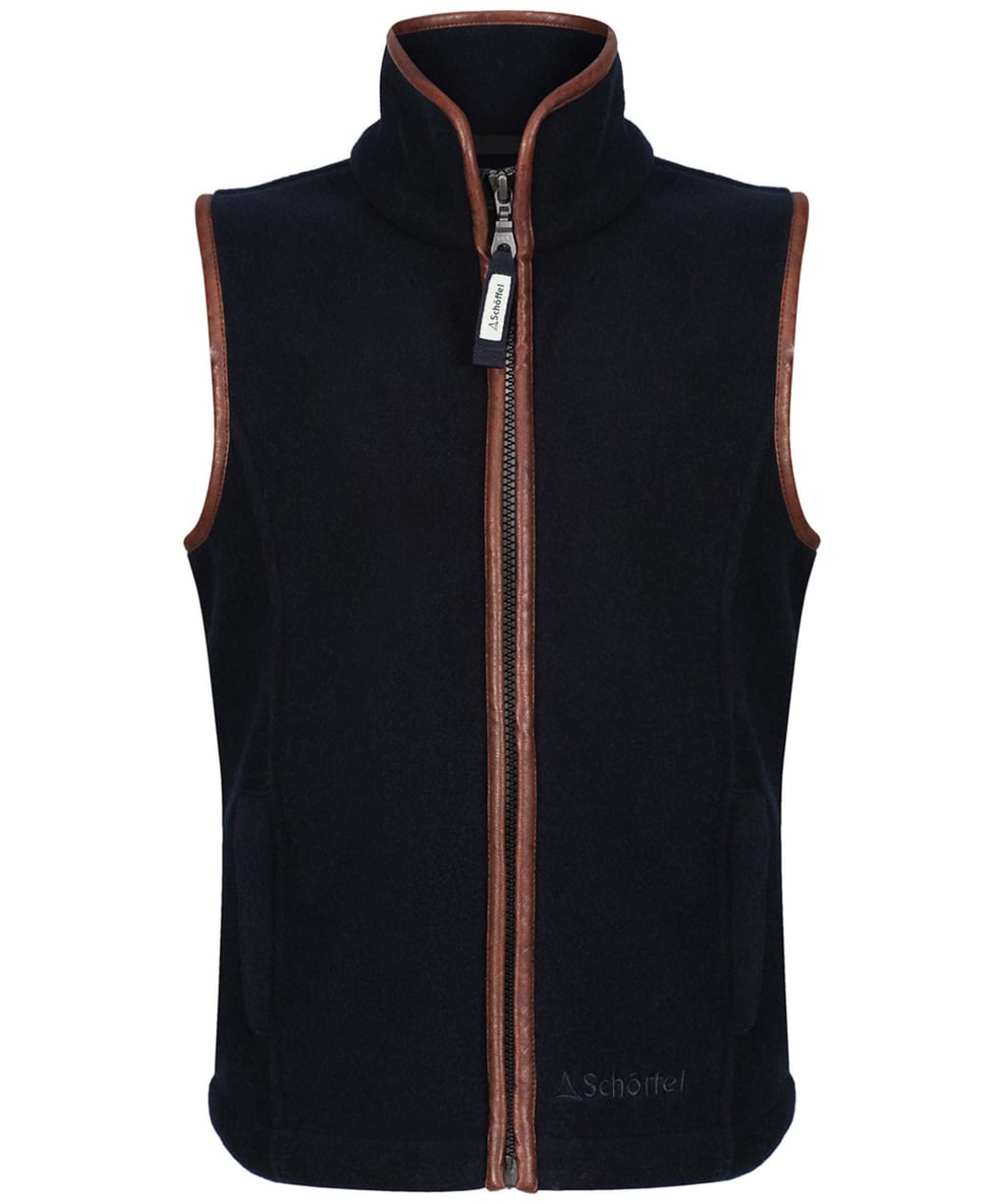 Girl’s Schoffel Little Lyndon Fleece Gilet, 5-14yrs - Navy