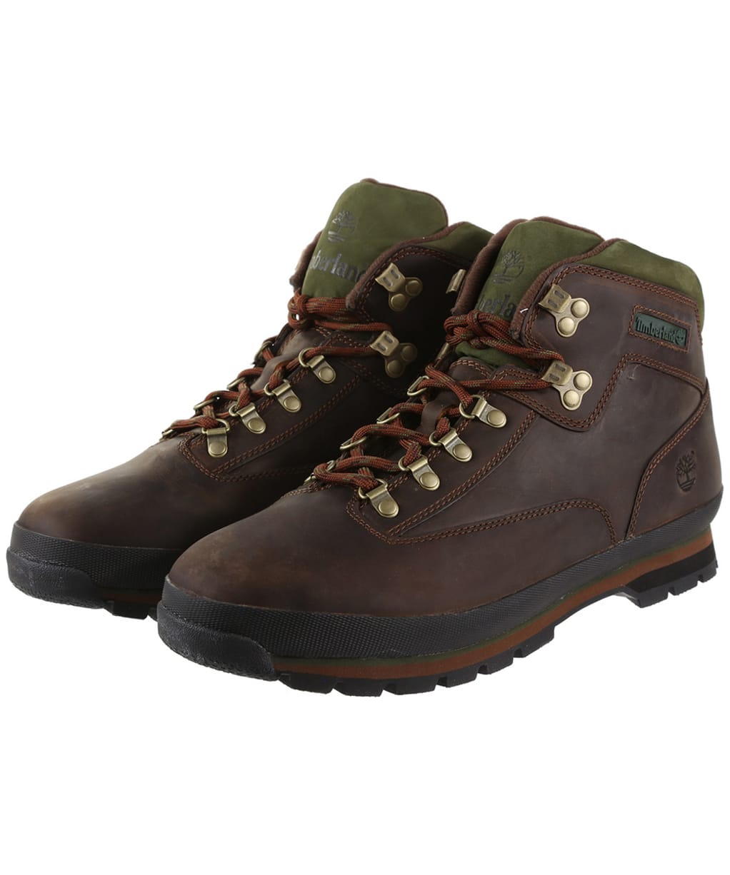 Men’s Timberland Heritage Eurohiker Boots - Brown Smooth
