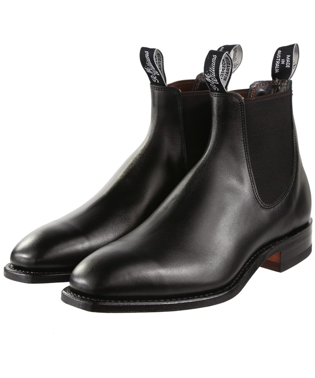 Men's R.M. Williams Classic Craftsman Chelsea Boots - G Fit - Black