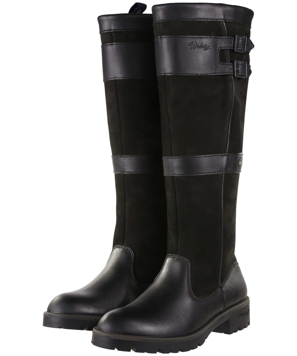 Women's Dubarry Longford Leather Boots - Black