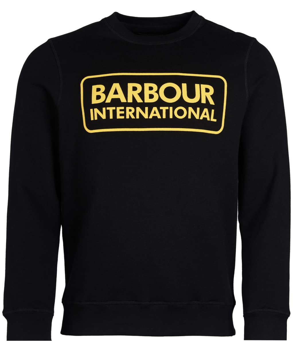 Men’s Barbour International Large Logo Sweatshirt - Black