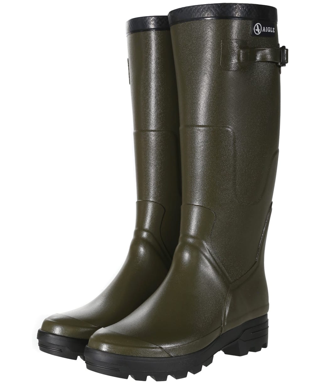 Aigle Benyl Medium Wellington Boots - Khaki
