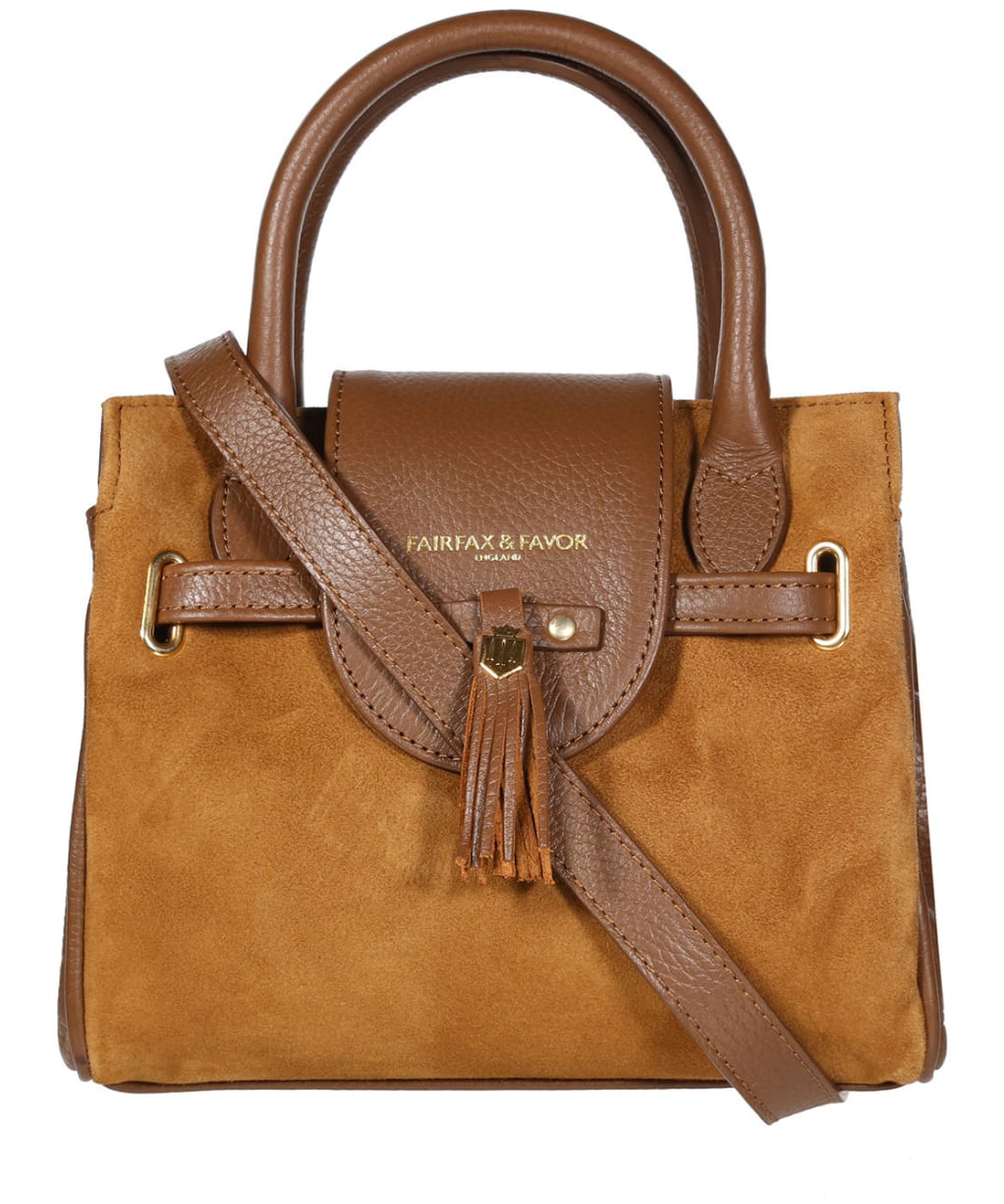 Women’s Fairfax & Favor Mini Windsor Handbag - Tan Suede