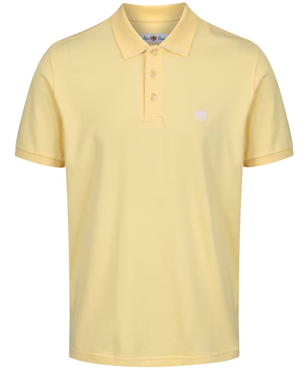 Men’s Alan Paine Falmouth Pique Polo Shirt - Lemon
