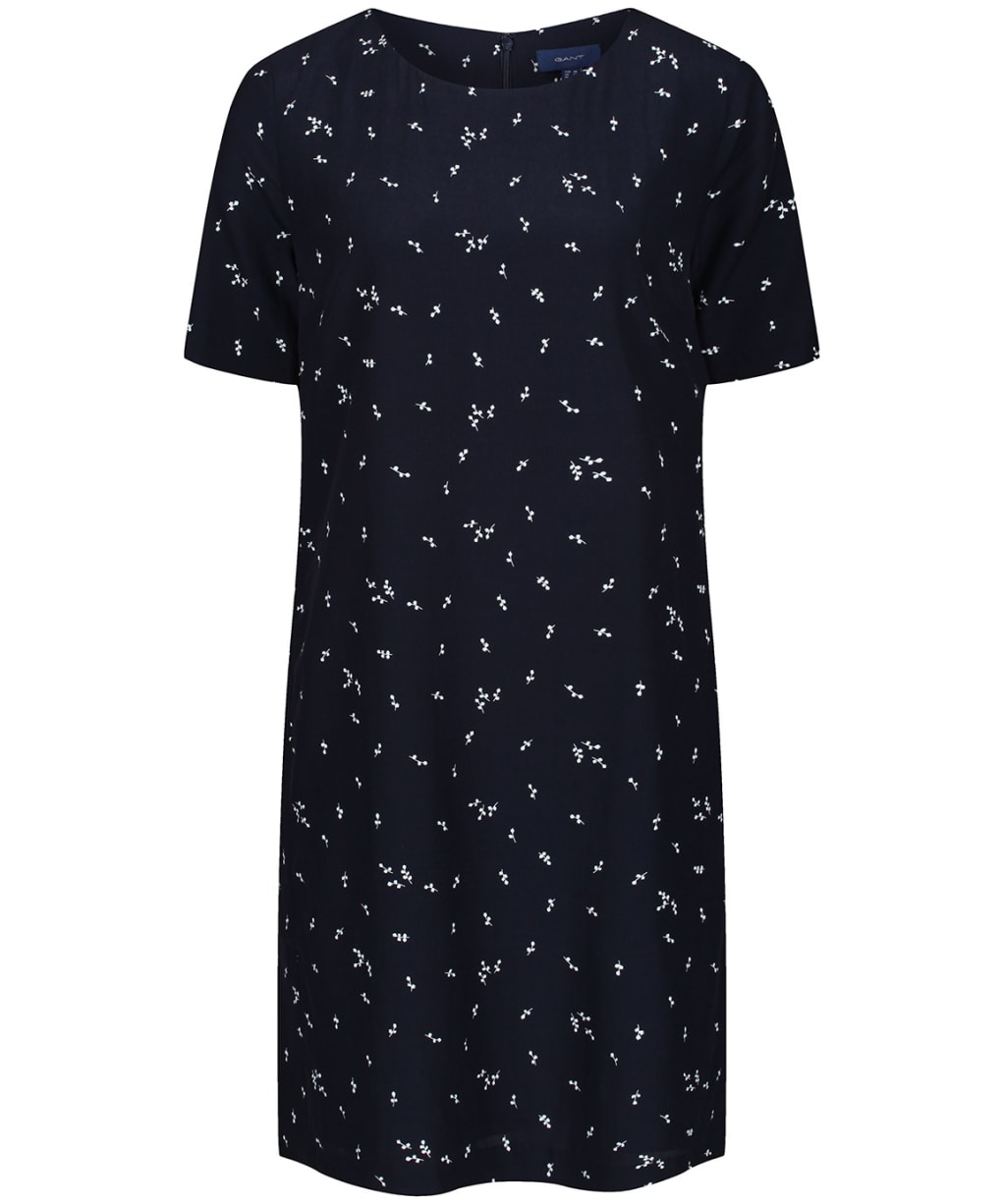 Women’s GANT Microflower Print Dress - Evening Blue