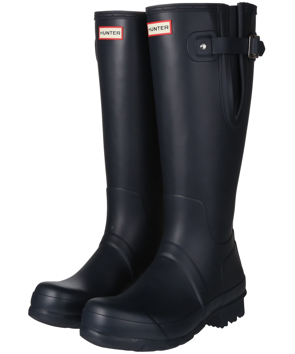 Men’s Hunter Original Side Adjustable Wellington Boots - Navy