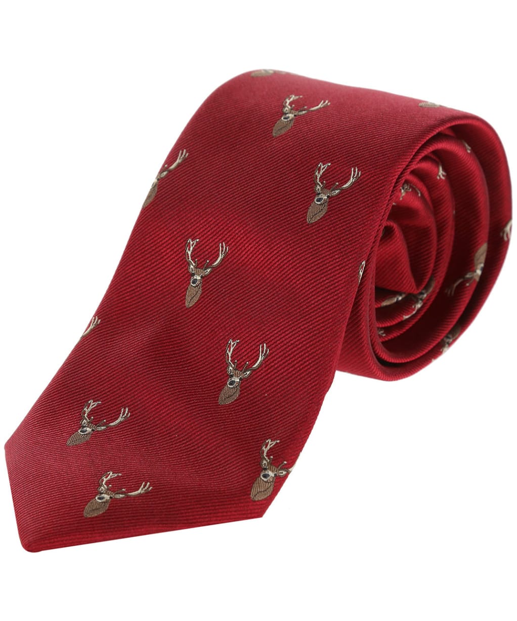 Men’s Alan Paine Ripon Silk Tie - Red