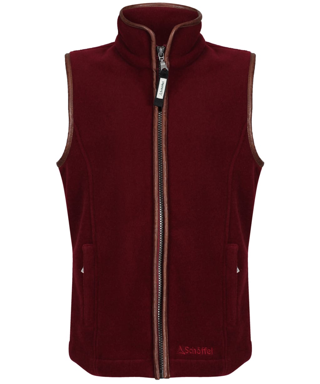 Girl’s Schoffel Little Lyndon Fleece Gilet, 5-14yrs - Ruby