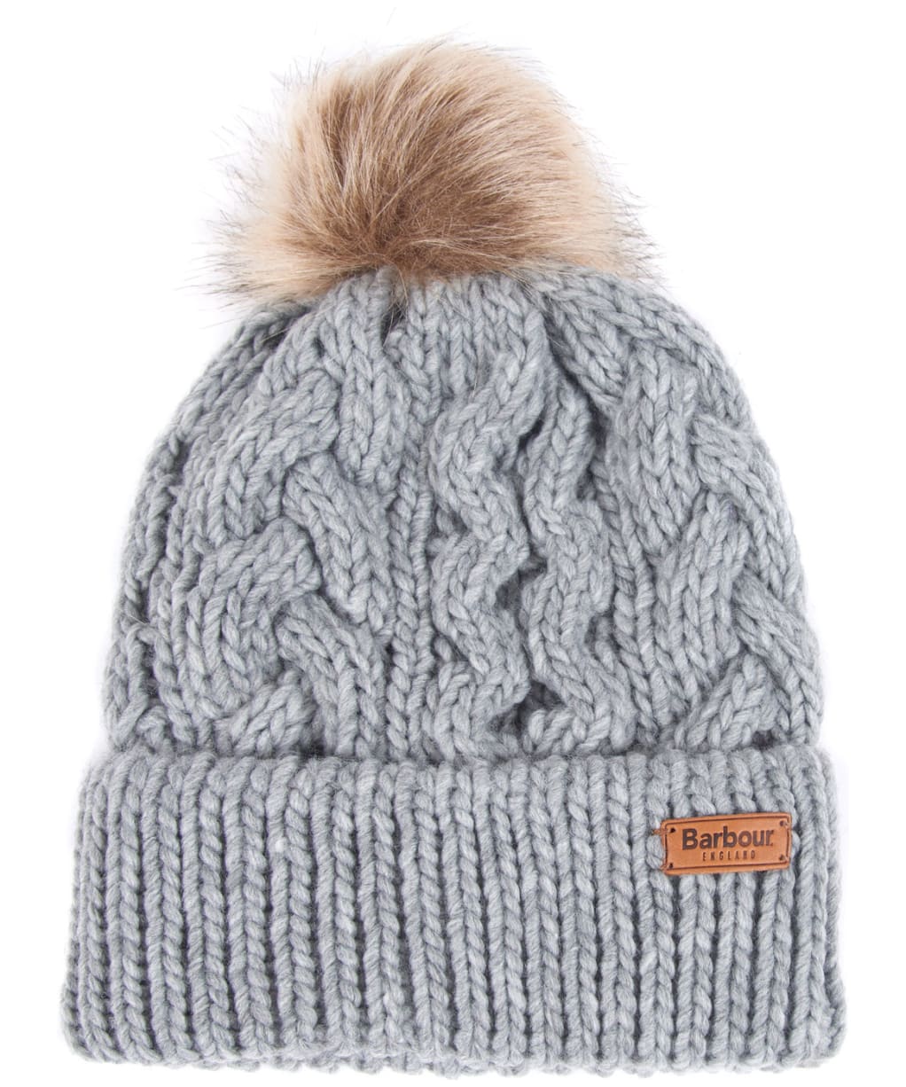 Women’s Barbour Penshaw Cable Beanie - Grey