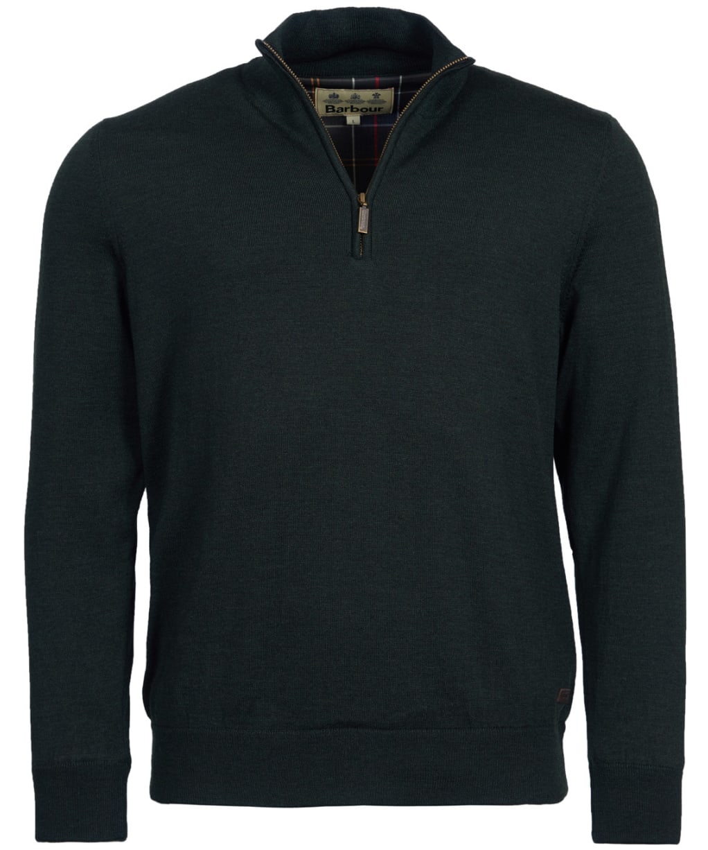 Men’s Barbour Gamlan Half Zip Sweater - Olive