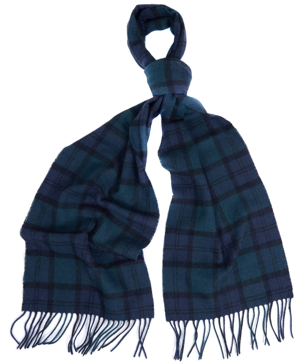 Barbour Tartan Lambswool Scarf - Black Watch