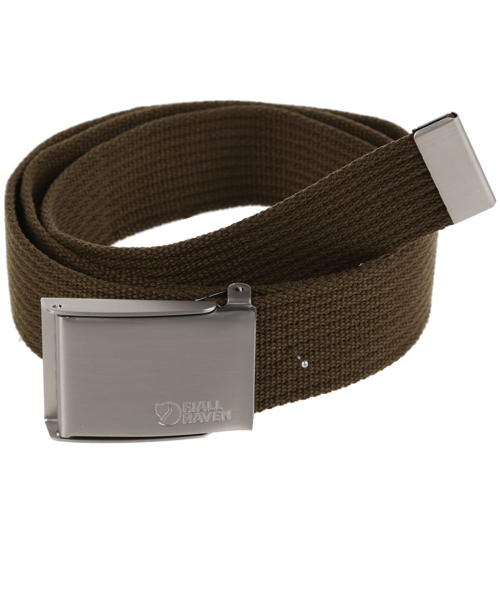 Men’s Fjallraven Canvas Belt - Dark Olive