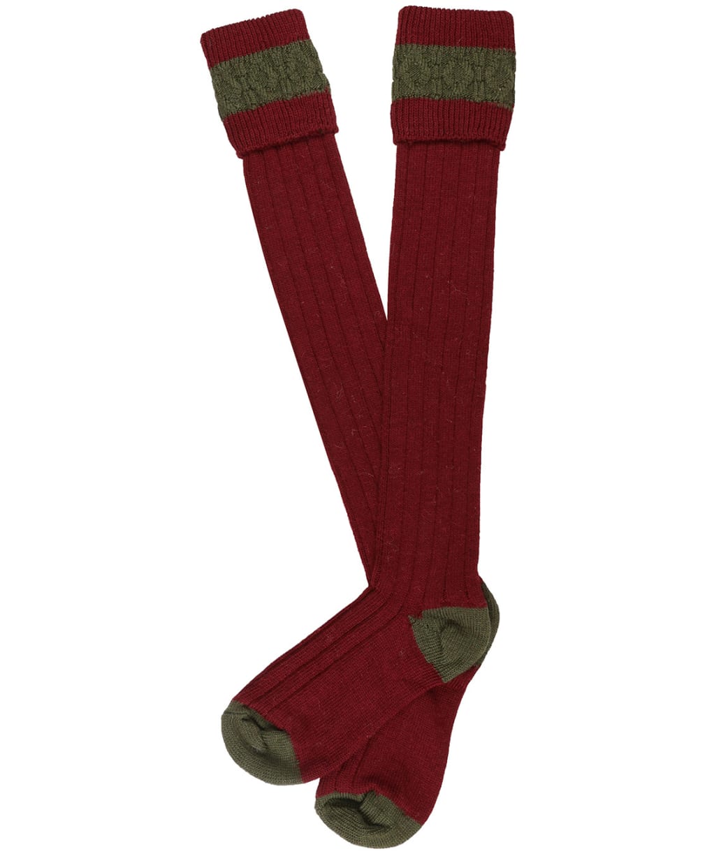 Pennine Byron Socks - Burgundy
