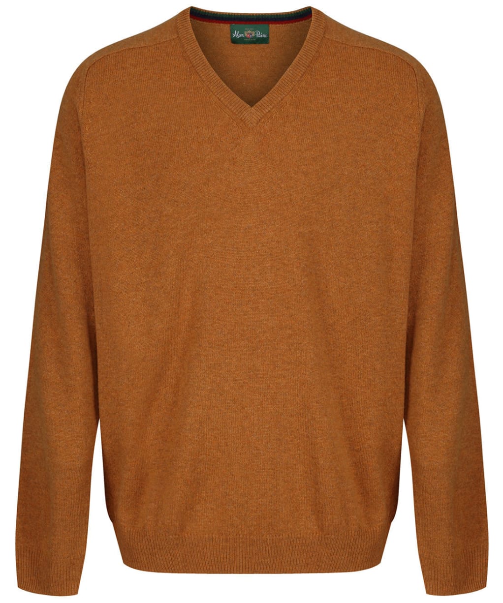 Men’s Alan Paine Streetly V-Neck Pullover - Gazelle