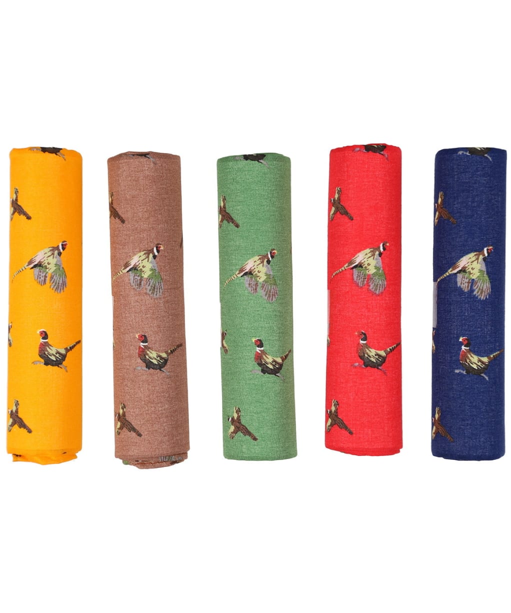 Men's Soprano Pheasant Handkerchief Pack - Multi