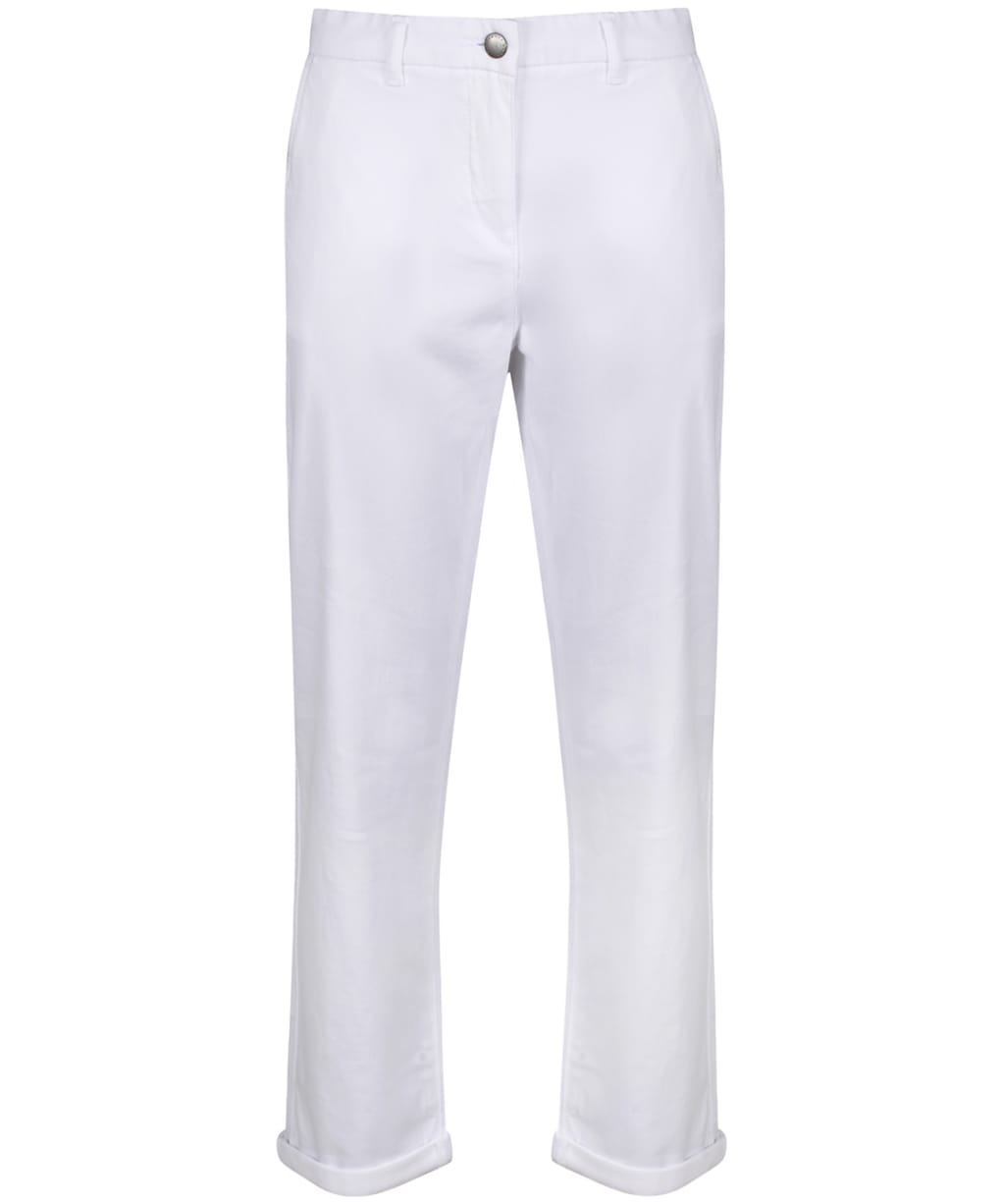 Women's Barbour Chino Trousers - White