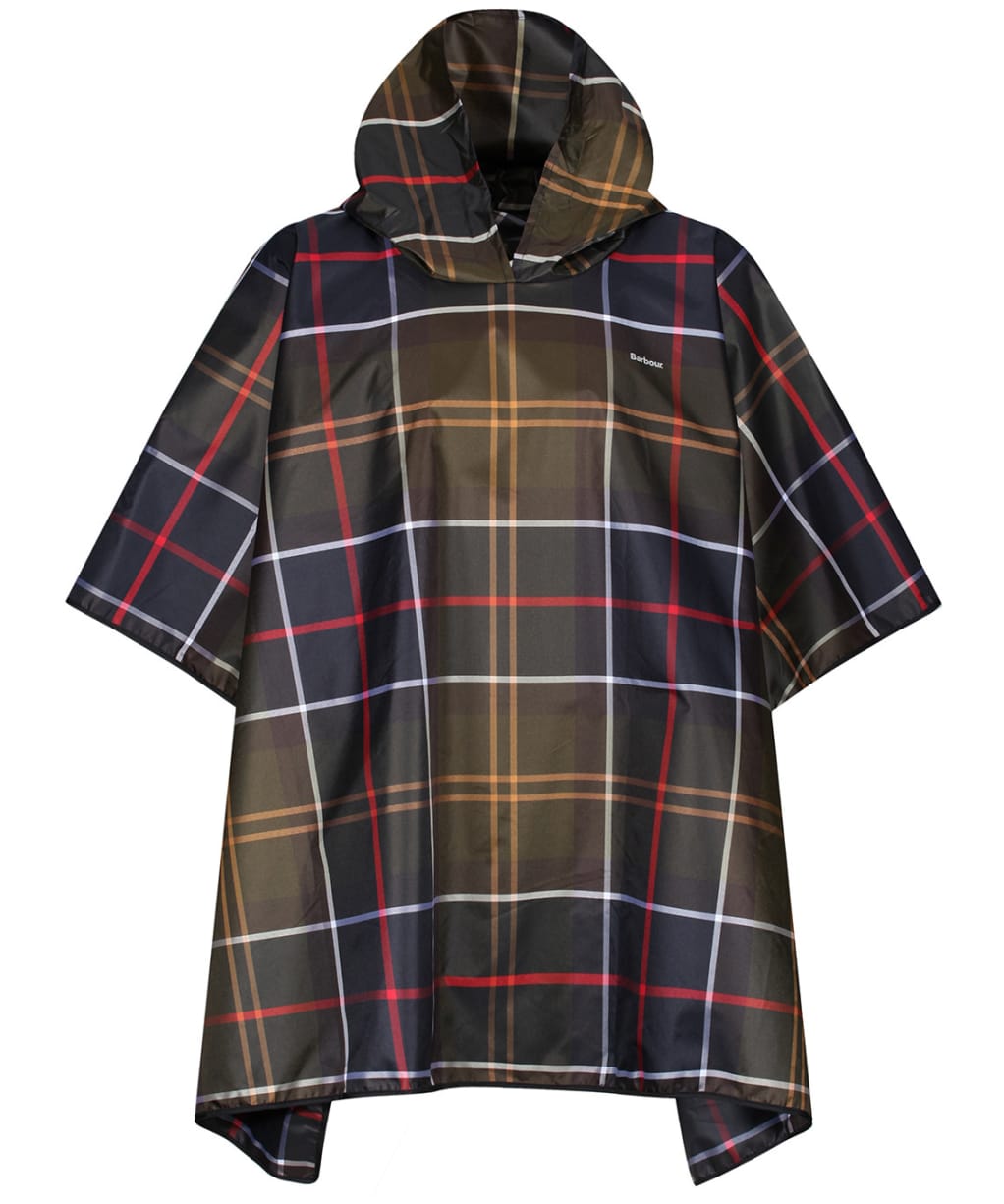 Barbour Tartan Showerproof Poncho - Classic Tartan